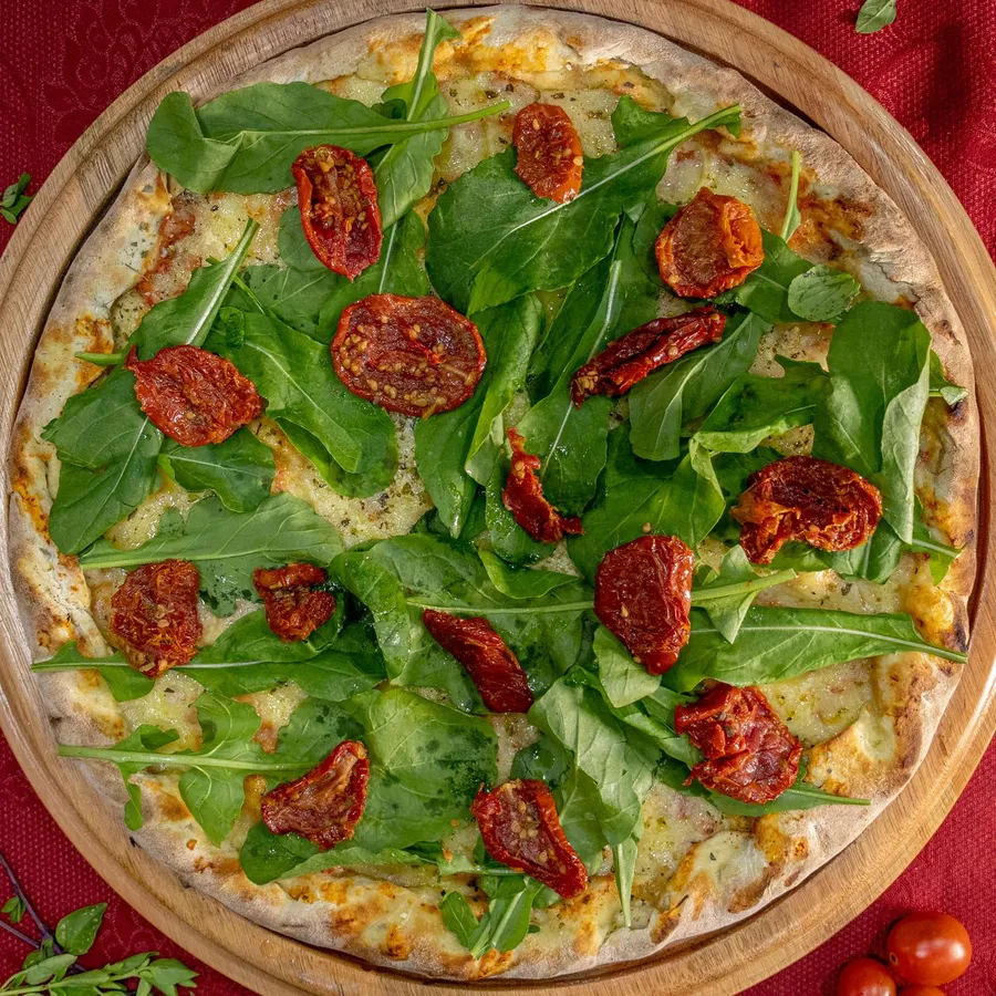 Pizza Octopus, Tofu, Lotus Root